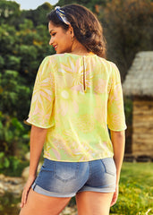 Fluttering Outta Sight Blouse (Final Sale)