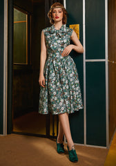 Doris 100% Cotton Skirt - Winter Floral