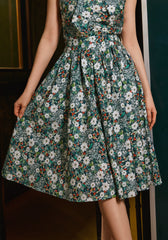 Doris 100% Cotton Skirt - Winter Floral