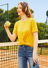 A Twist Of Fun Knit Top (Final Sale)