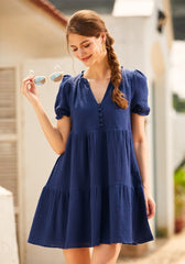 Sunshine Serenade Babydoll Dress (Final Sale)