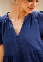 Sunshine Serenade Babydoll Dress (Final Sale)