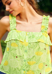 Radiant Ruffle Top (Final Sale)
