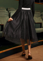 Time Capsule Tulle Midi Skirt