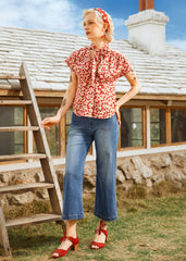 Cherry Sweet Bow Blouse
