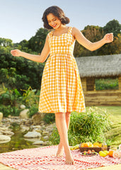 Dance Beneath the Sunrays Fairytale Midi Dress