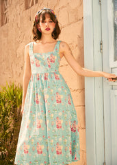 Squarely Charming Midi Dress