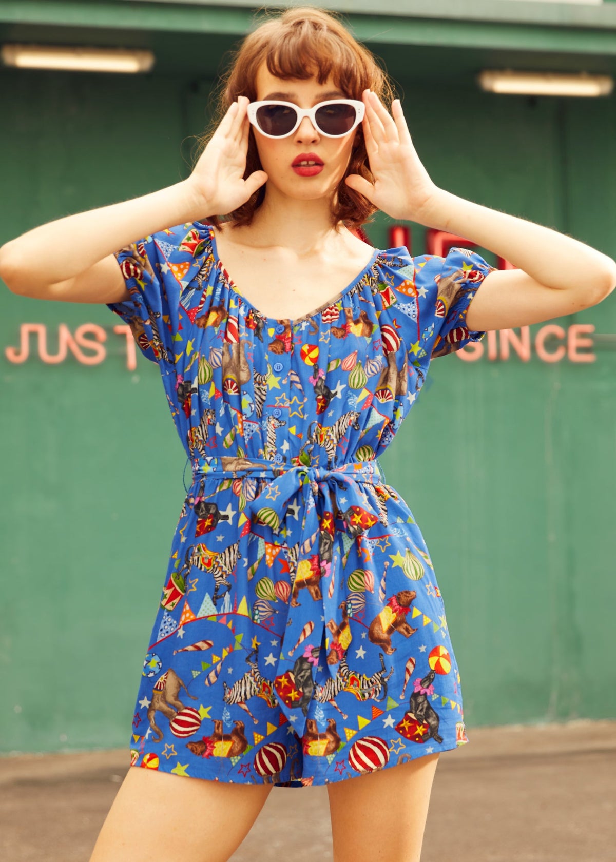 Easy Does It Button-Front Romper