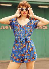 Easy Does It Button-Front Romper