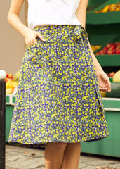The Lemon Blossom Wrap Skirt