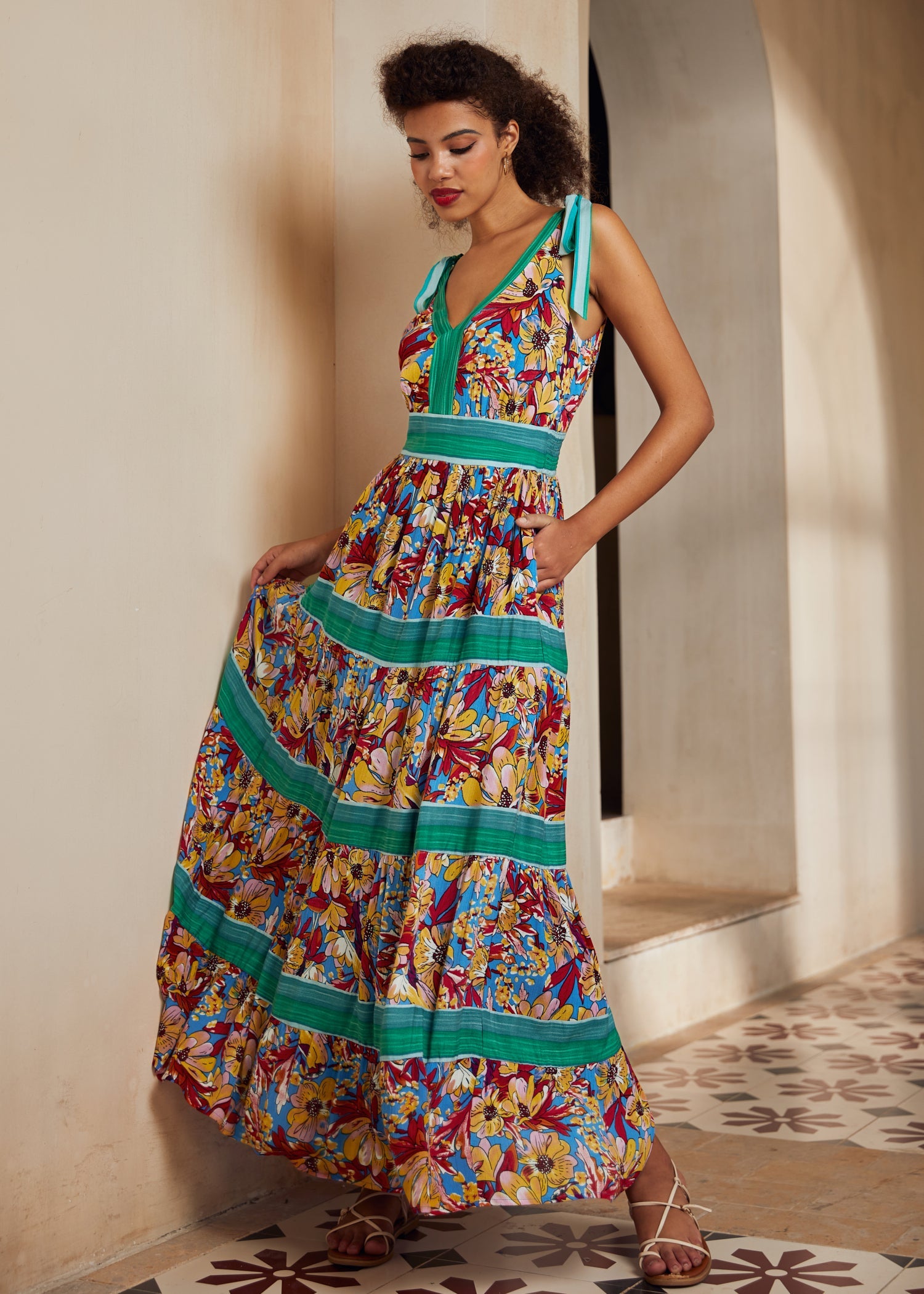 The Sunset Stroll Maxi Dress