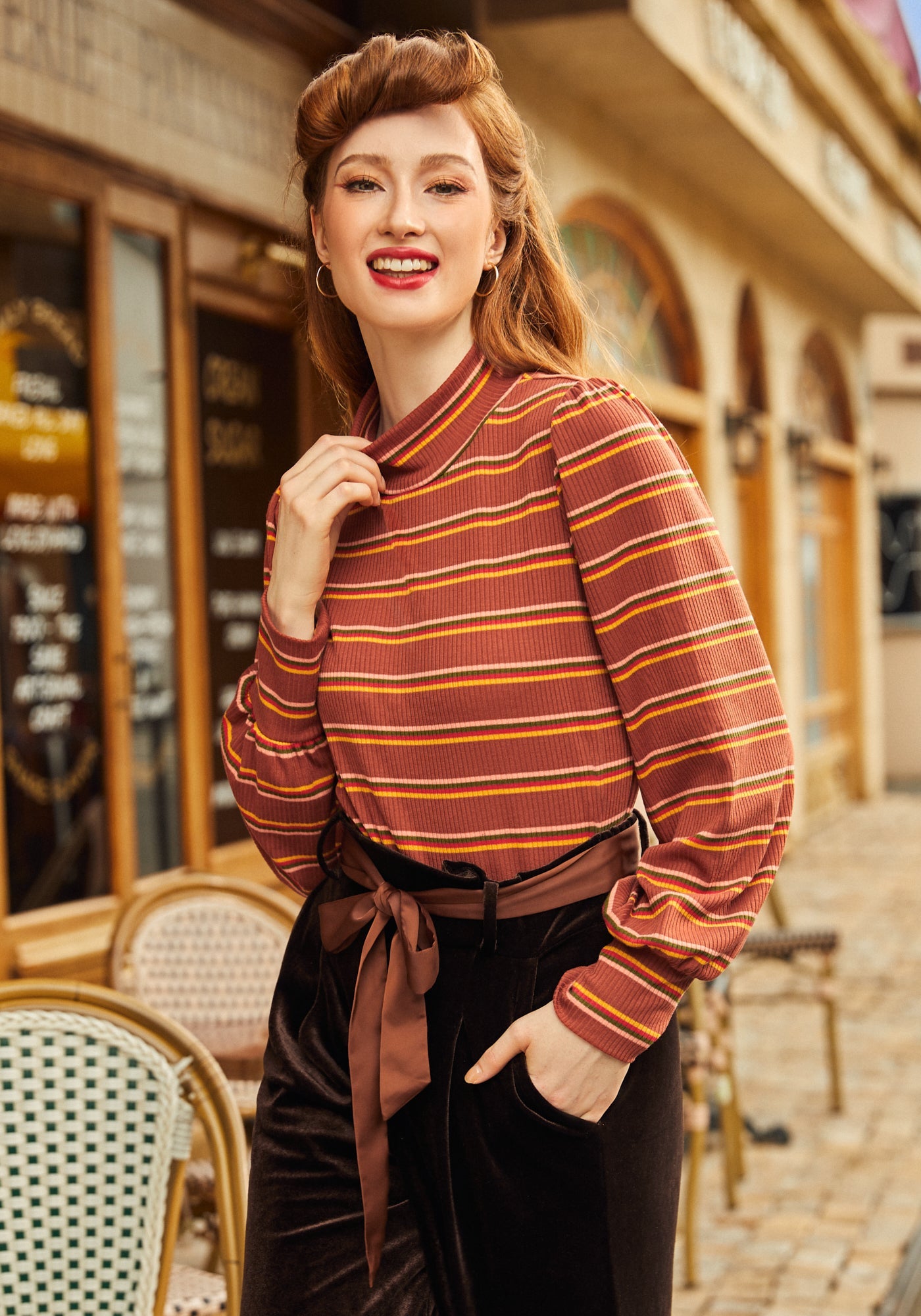 Sweetly Stated Turtleneck Top