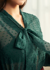 Under the Mistletoe Bow Blouse