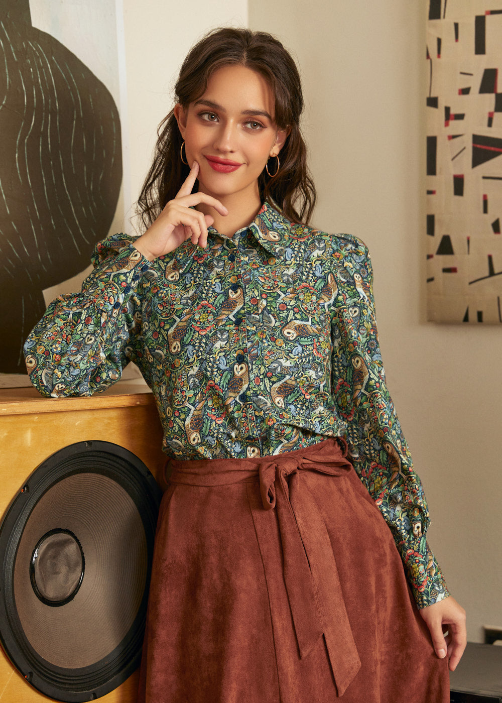 Hoot & Haute Button-Up Top