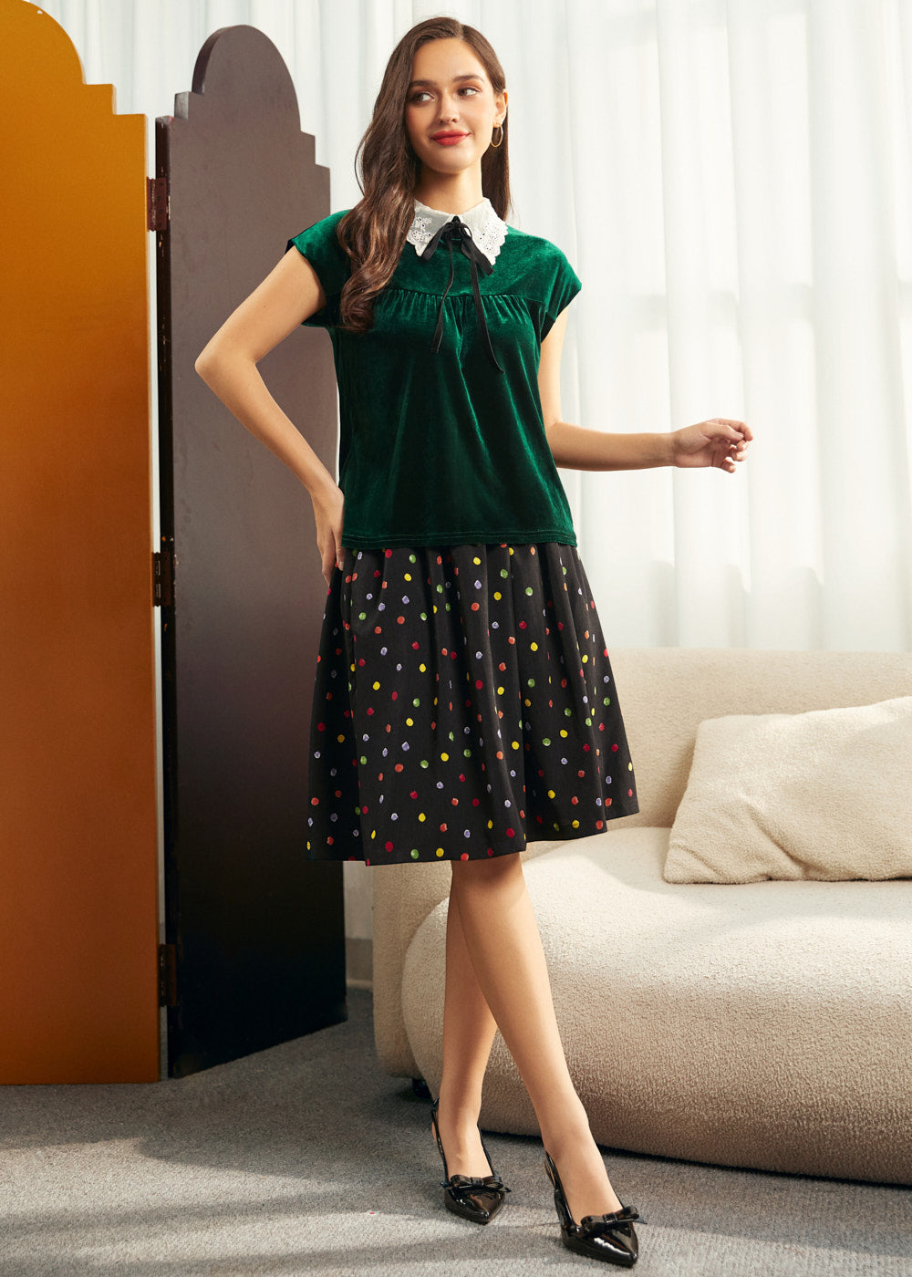 Vintage Velvet Reverie Top