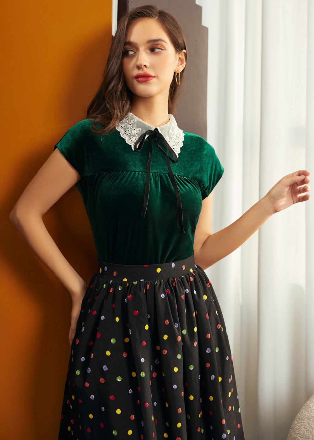 Vintage Velvet Reverie Top