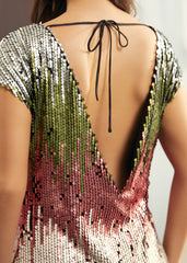 Shimmer Shift Dress
