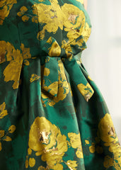 Gilded Garden Fit & Flare Dress