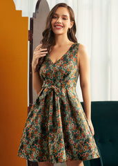 The Purrfectly Poised Fit & Flare Dress