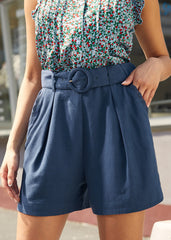 Boardwalk Breeze Belted Shorts