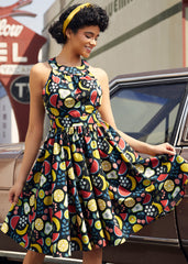 Detour Darling Fit & Flare Dress