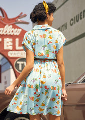 Waist Side Story Fit & Flare Dress