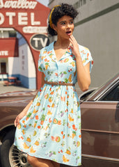 Waist Side Story Fit & Flare Dress
