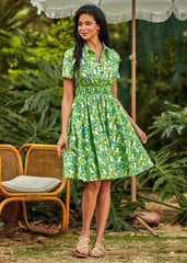 Twirl Power Fit & Flare Dress