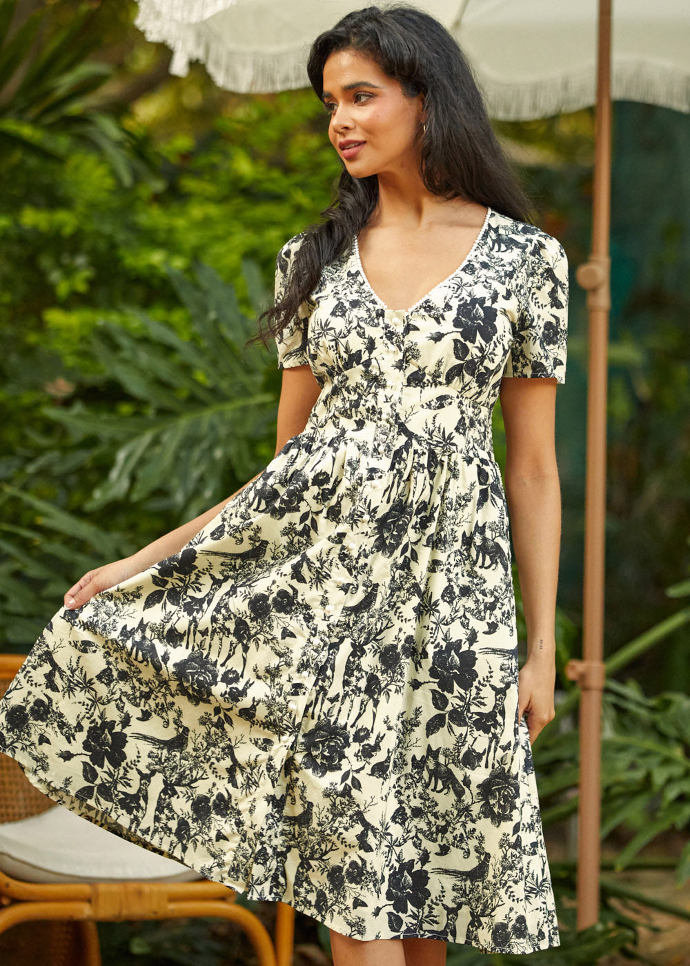 Plot Twist Fit & Flare Dress