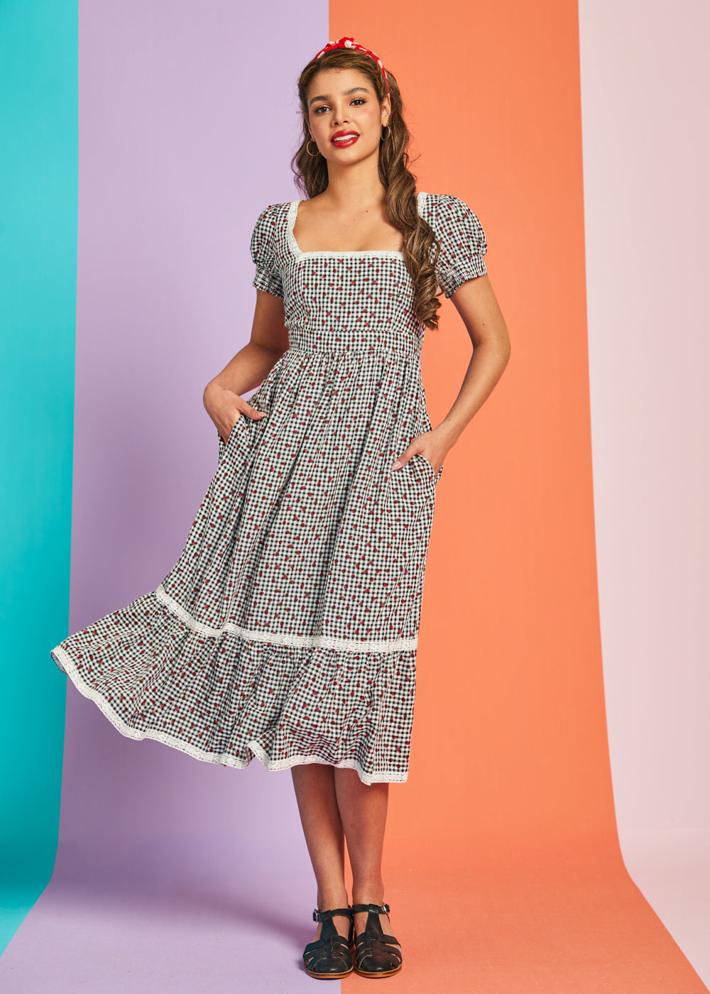 Countryside Charm Midi Dress