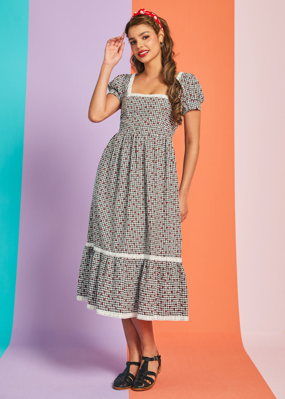Countryside Charm Midi Dress