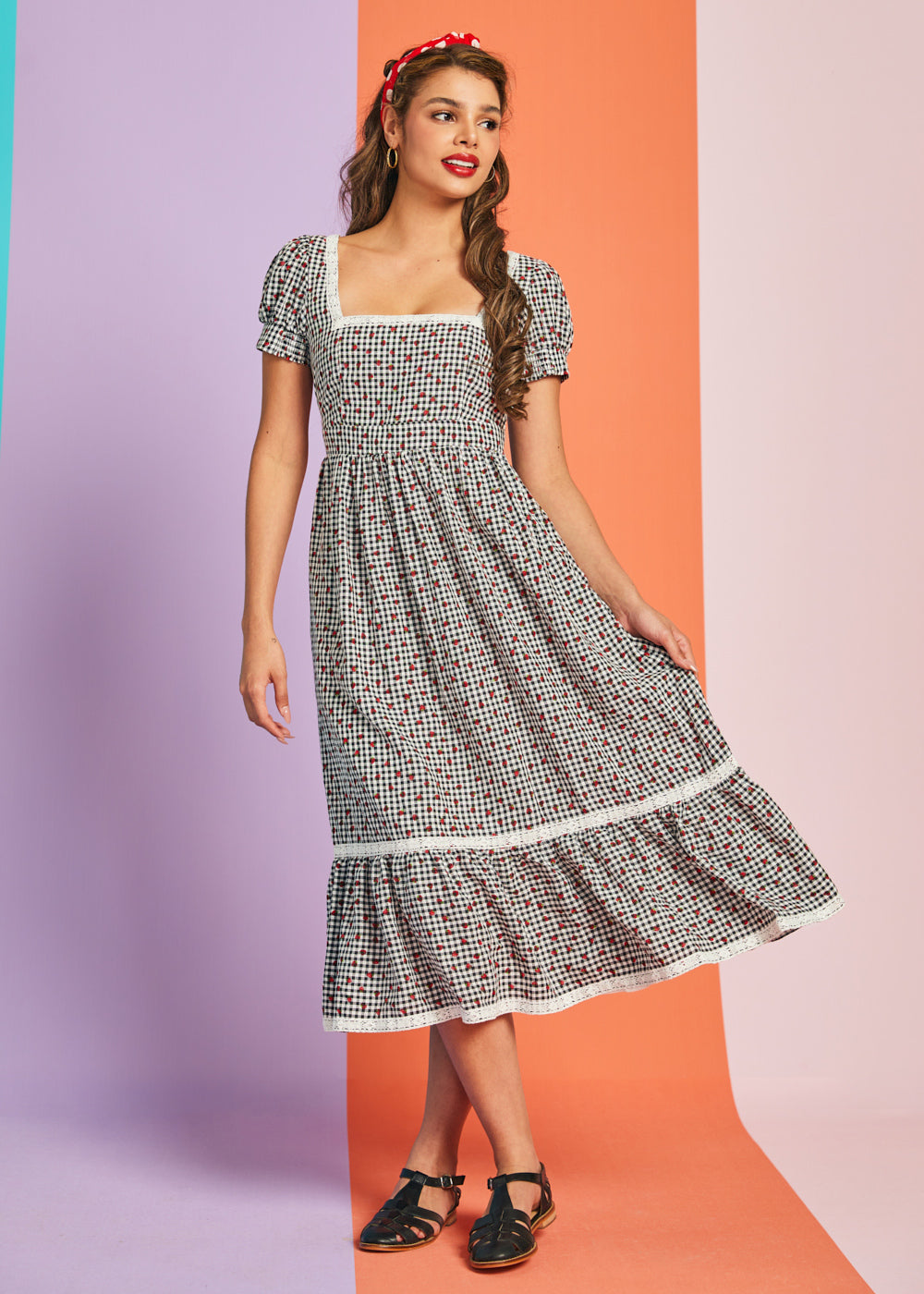 Countryside Charm Midi Dress
