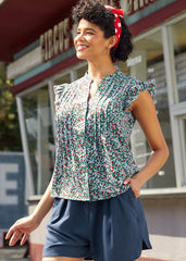 Buttoned & Beloved Sleeveless Top