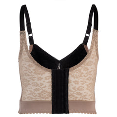 Longline Wireless Expandable Cup Bra | Mocha Black | Style 2202