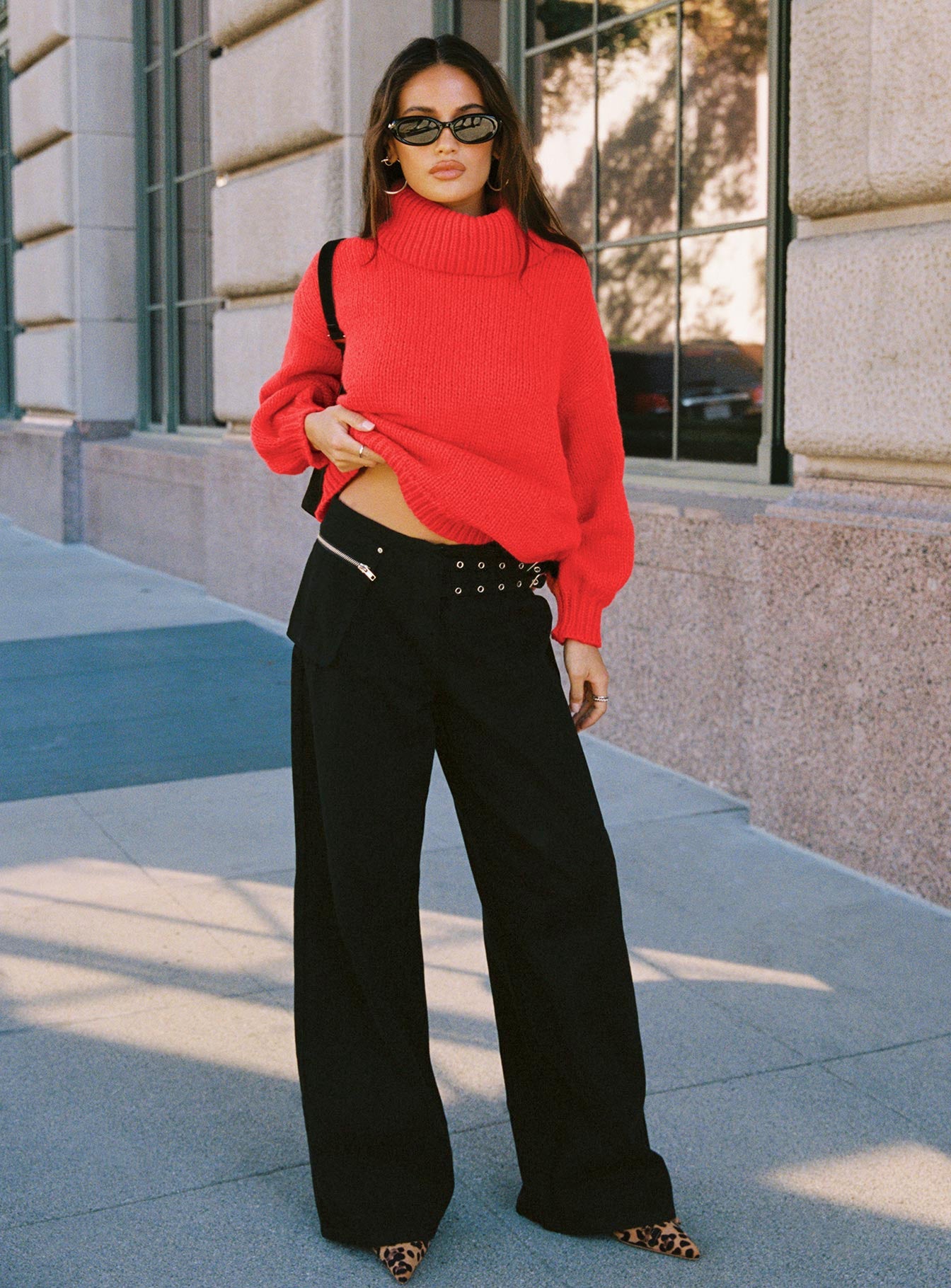 Paltrow Cargo Jeans Black