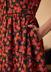 Cause a Little Trouble Fit & Flare Dress