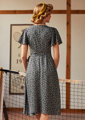 Vintage Vogue Cape Dress