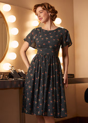 Sound of the Music Cape Sleeve Dress