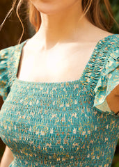 Flair and Square Babydoll Dress