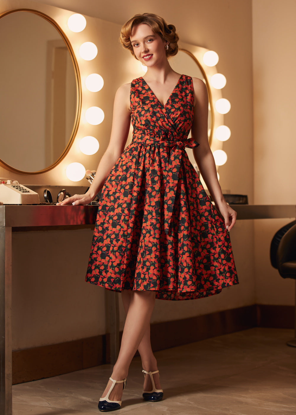Instant Energy Faux Wrap Dress