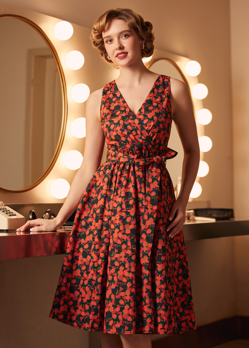 Instant Energy Faux Wrap Dress