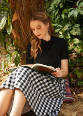 The Songs of the Sea Midi Skirt