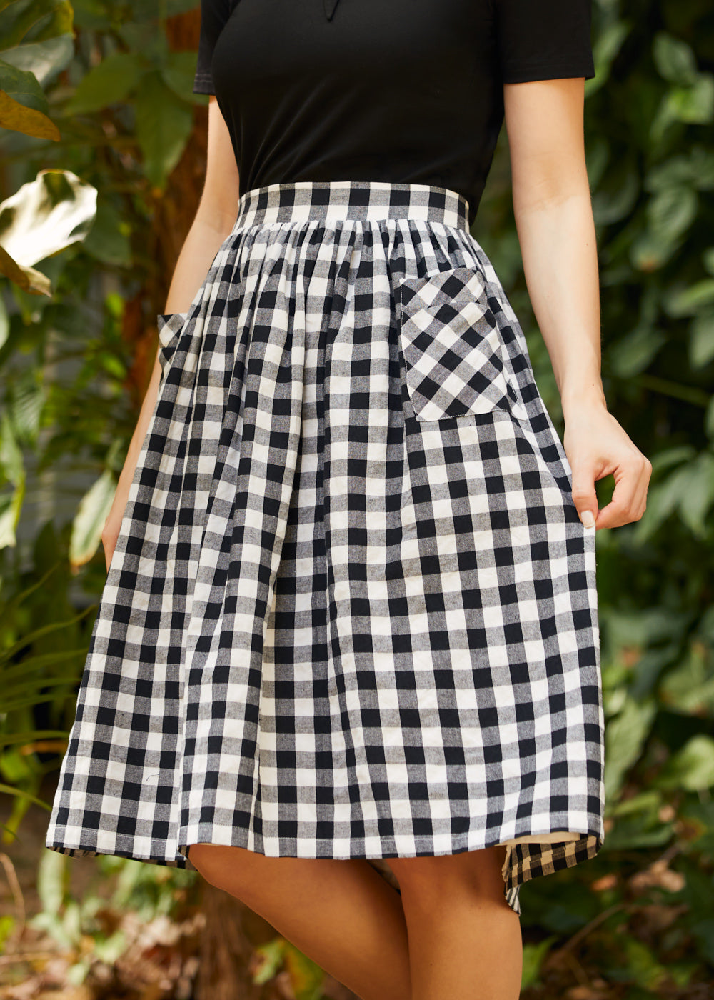The Songs of the Sea Midi Skirt
