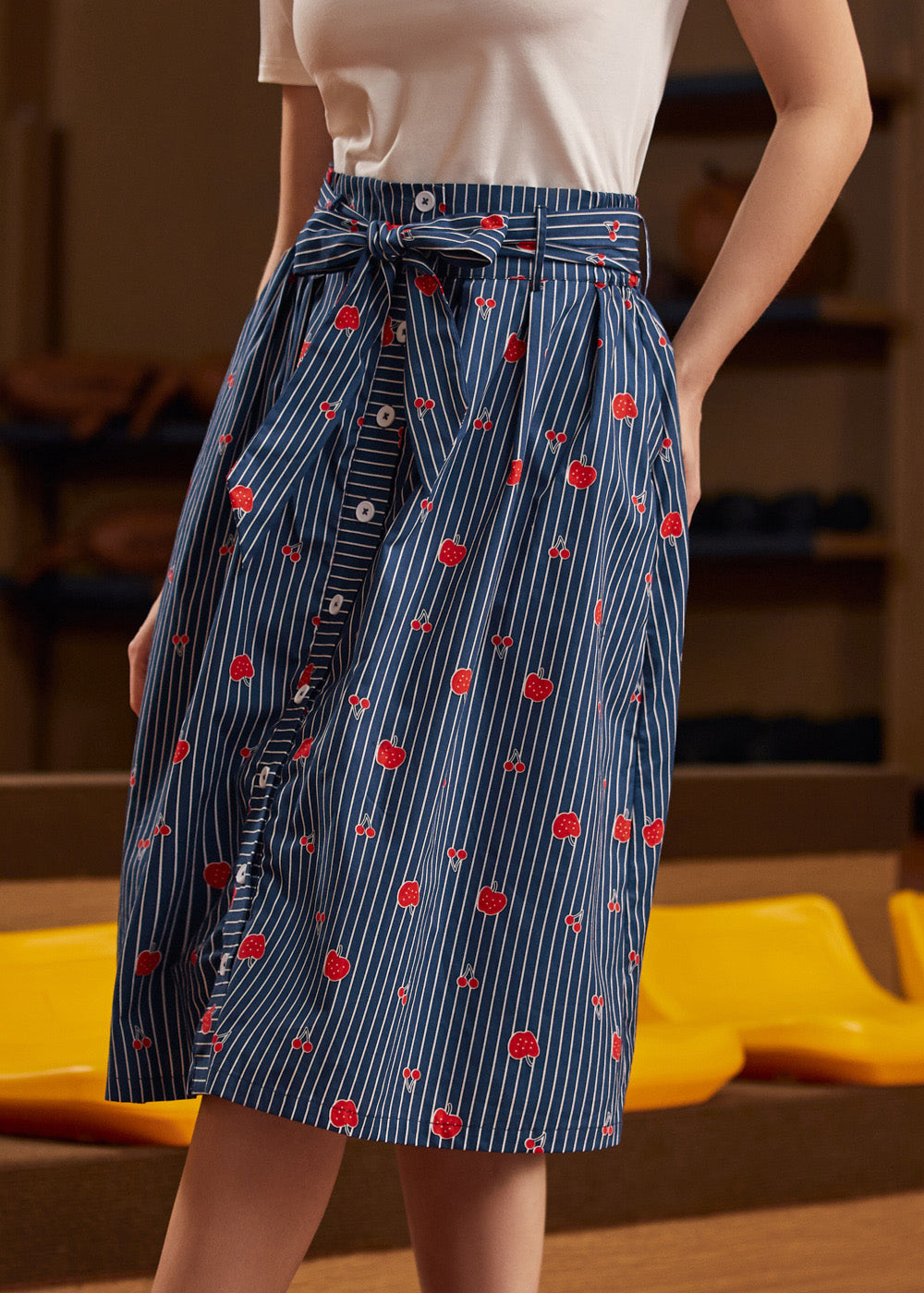 Meet Me at the Market Skirt