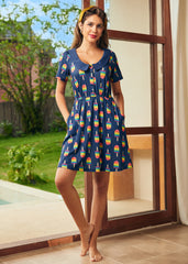 Dottie Delight Collared Dress