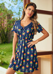 Dottie Delight Collared Dress