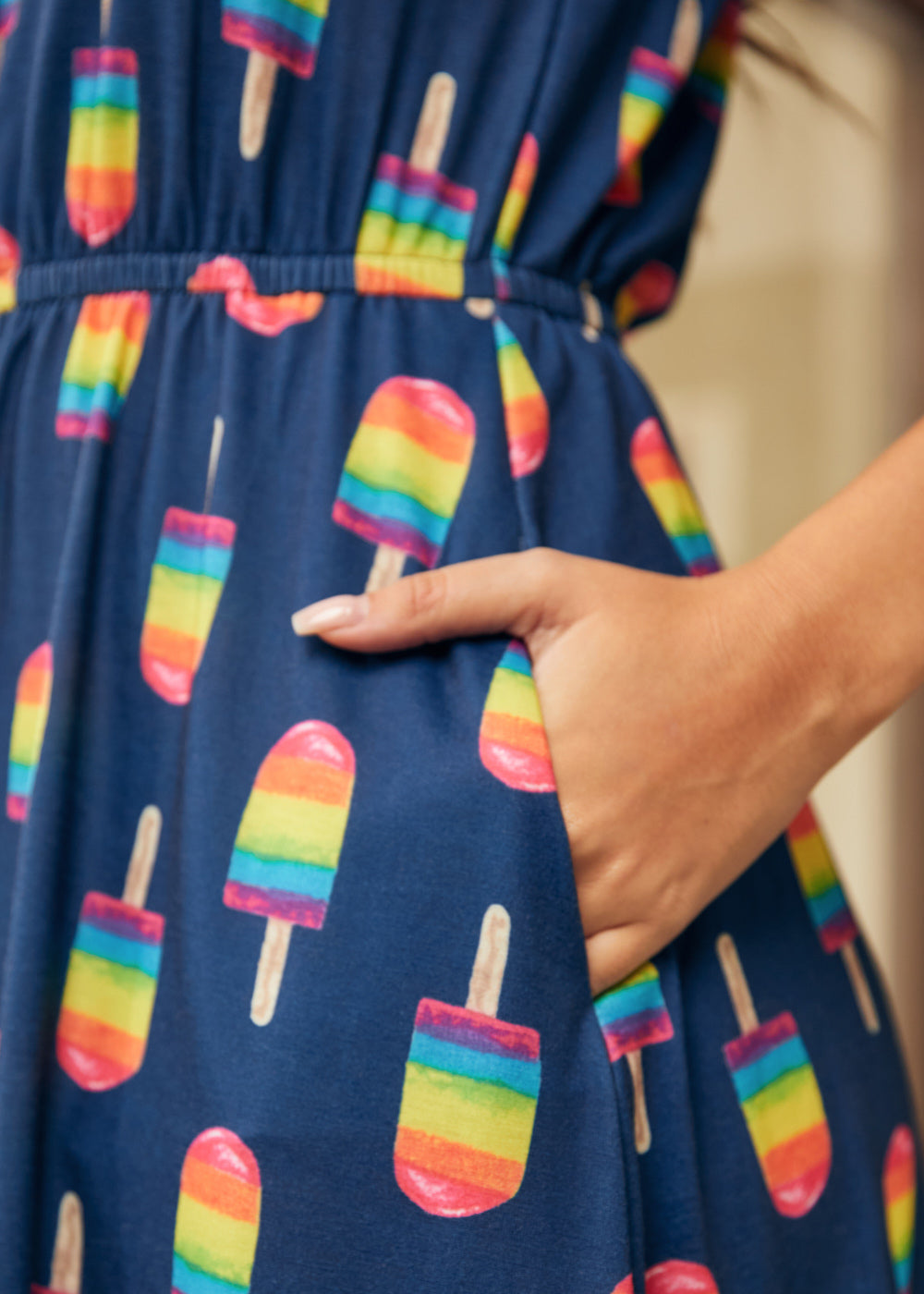 Dottie Delight Collared Dress