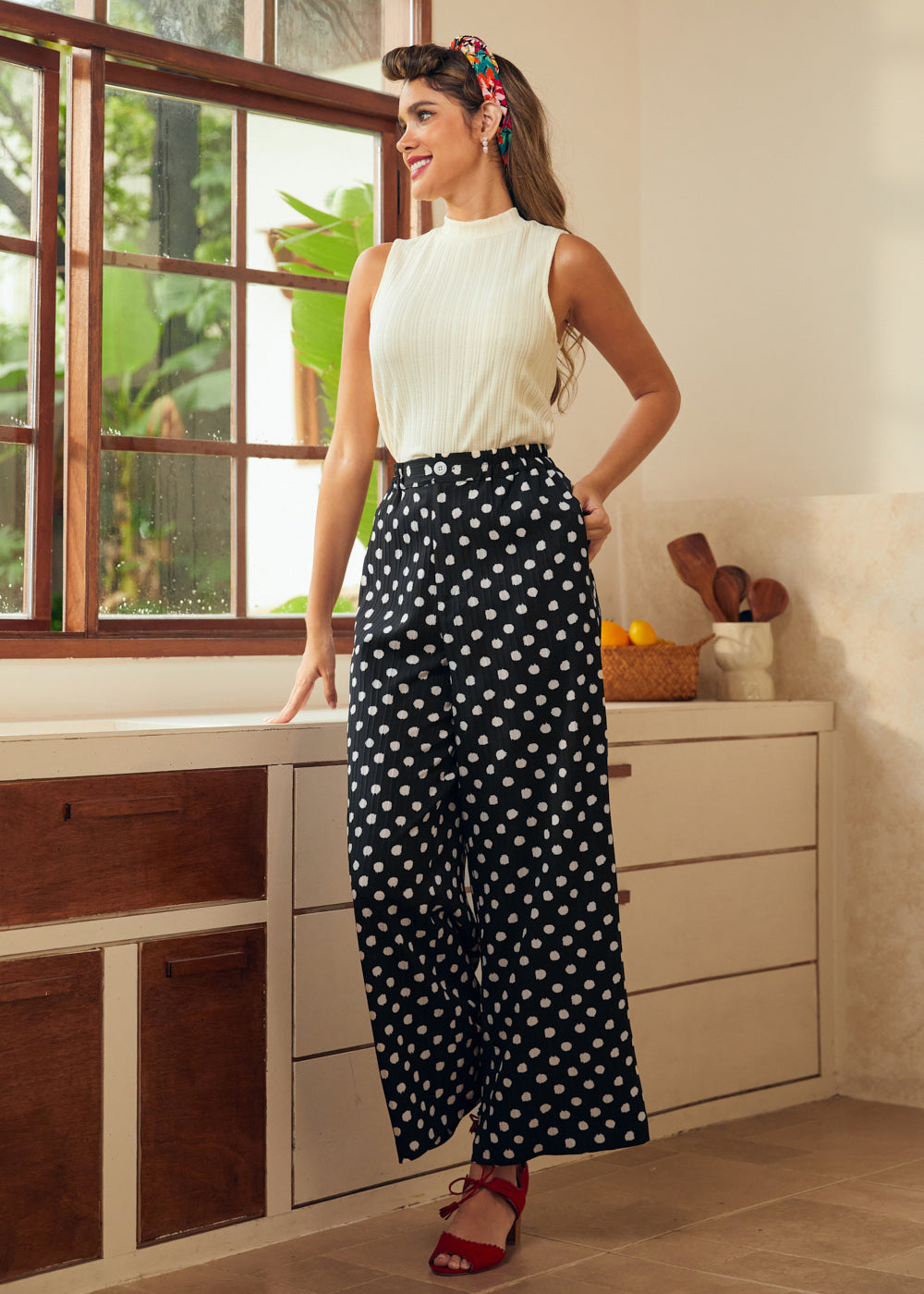 Whispers in the Garden Palazzo Pants