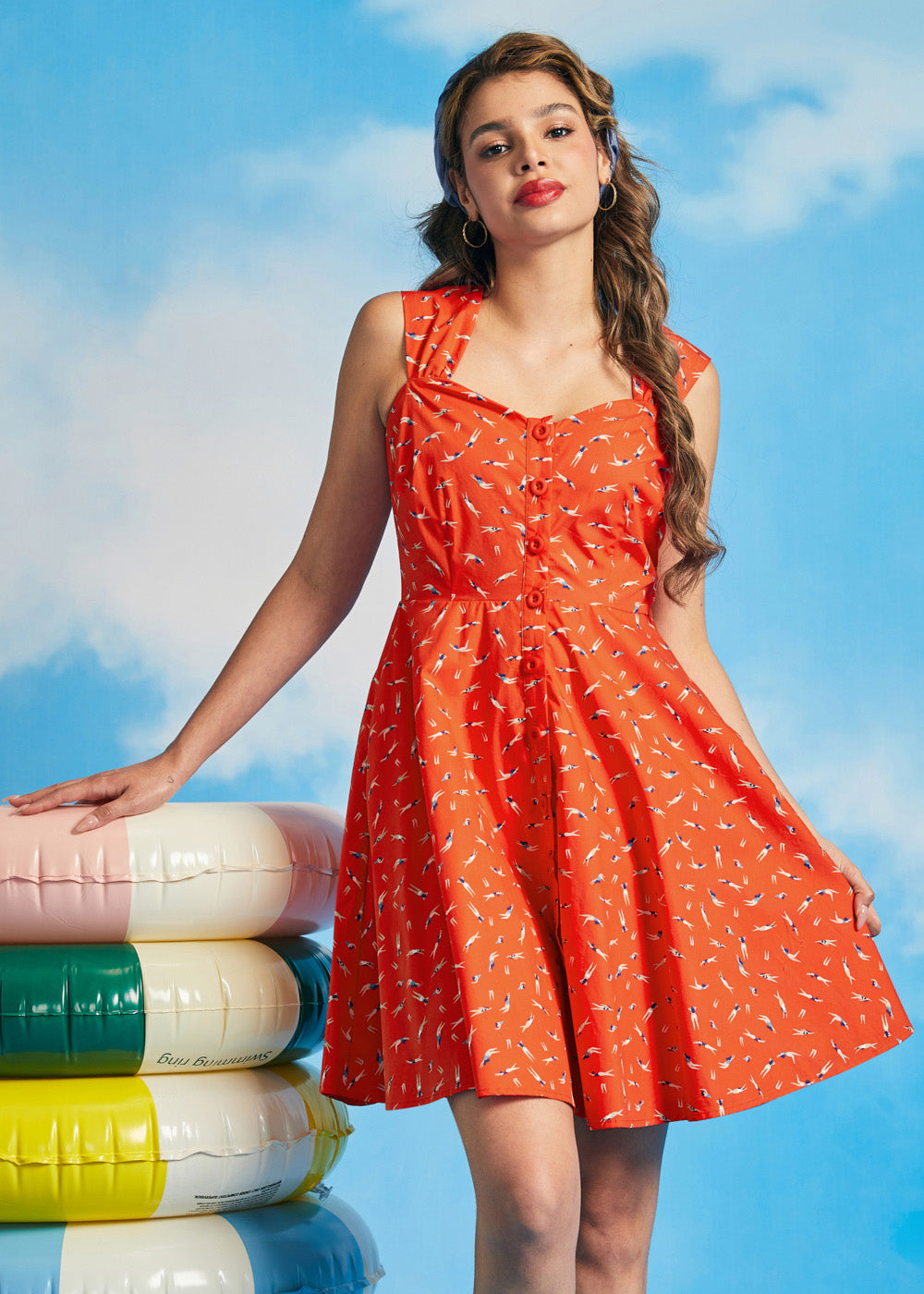 Synchronized Sweetheart Dress