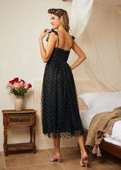 Midsummer Flutter Fit & Flare Dress